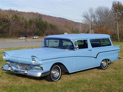 1956 <b>Ford</b> Country Squire <b>Station</b> <b>Wagon</b> Thunderbird V-8 overdrive (man. . 57 ford 2 door station wagons for sale